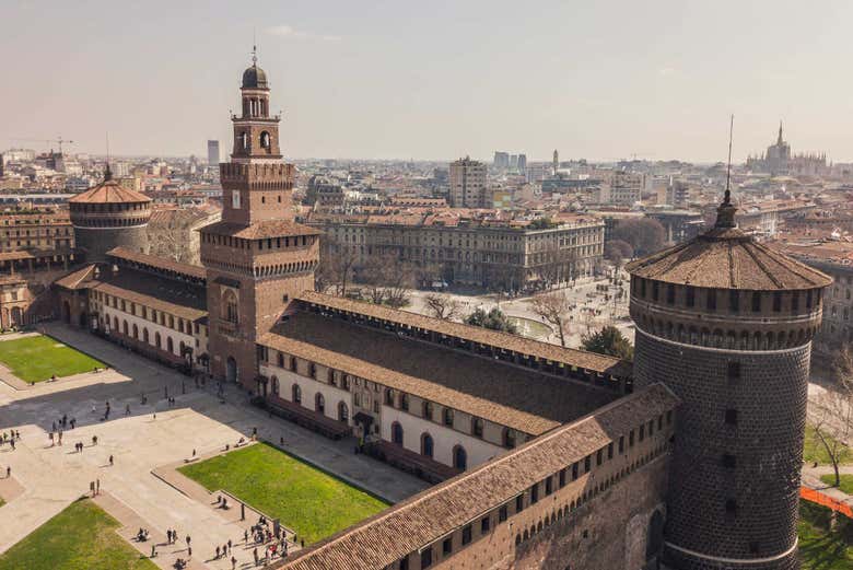 Visit the stunning Sforzesco castle