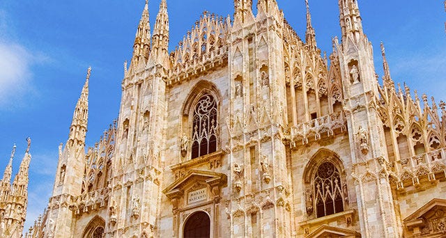 latin(?)>english] from the big cathedral in milan, italy. sorry